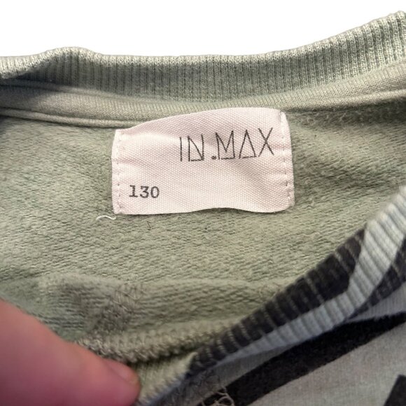 In.Max All Over Novelty Crocodile Print Kids Shirt 130 - Picture 3 of 5